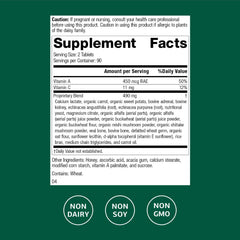 Cataplex A-C tablets close-up highlighting vitamin A and C benefits.