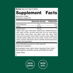 Standard Process Cyrofood tablets arranged for easy meal supplementation.