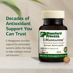 Standard Process E-Manganese blend emphasizing nutrient-dense ingredients
