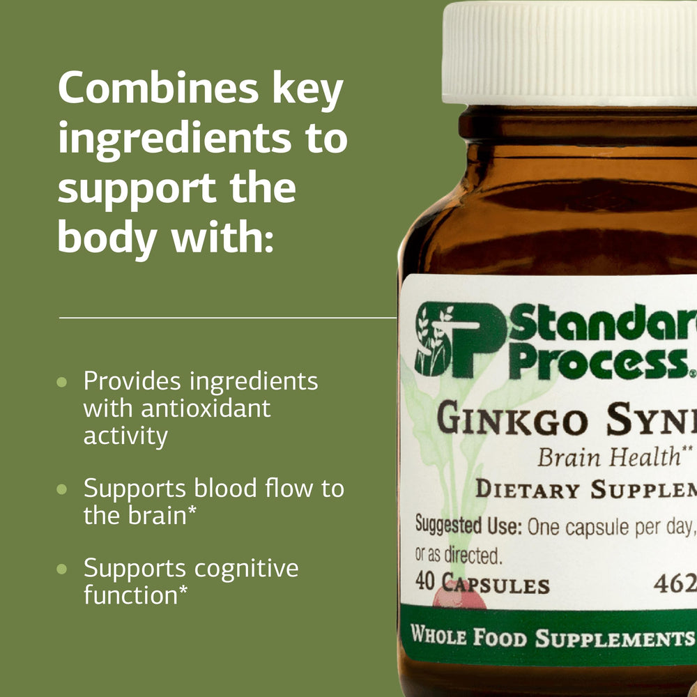 Standard Process Ginkgo Synergy buckwheat flour component image highlighting whole-food base
