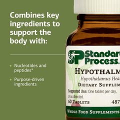 Standard Process Hypothalmex ingredient blend label emphasizes gluten-free and dairy-free features