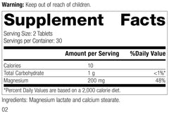 Standard Process Magnesium Lactate tablets close-up for simple, daily dosing.