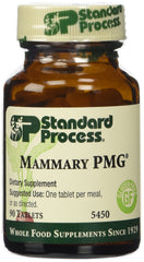 Standard Process Mammary PMG bottle showing 90 tablets for gland support.