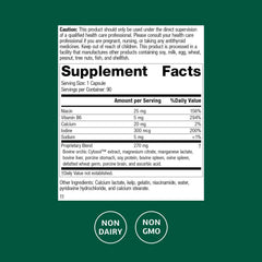 Standard Process Min-Chex bottle back label shows ingredients and directions.