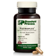 Standard Process Neuroplex bottle front showing packaging for brain health support.