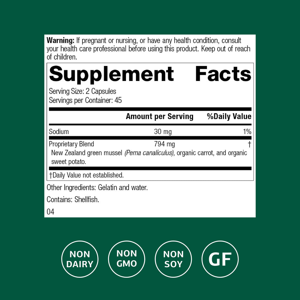 Nutrimere capsules close-up highlighting gluten-free, non-dairy formulation for dietary flexibility.