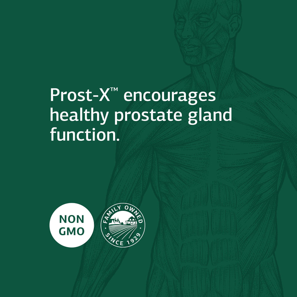 Prost-X bottle side panel with dosage directions