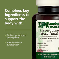 Standard Process RNA container and scoop demonstrate easy daily dosing.