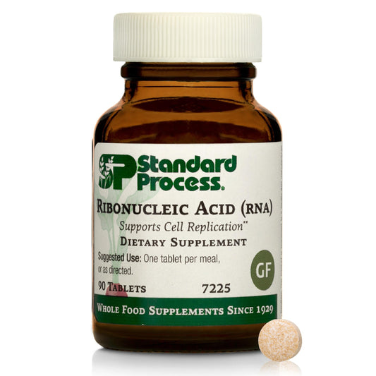 Standard Process RNA tablet bottle close-up for everyday cellular support