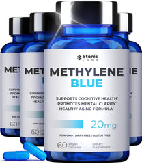 Stanis Labs Ultimate Methylene Blue Capsules bottle for focused brain support and clarity