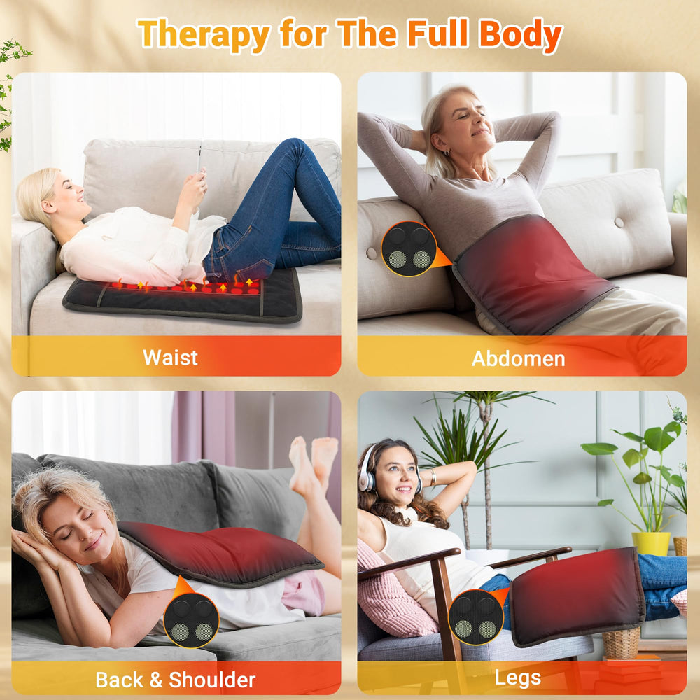 STARBEDIA far infrared pad jade-tourmaline-panel distributes heat for soothing full-body therapy