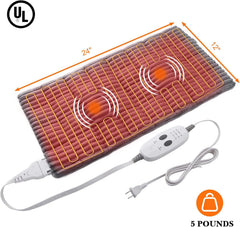 STARBEDIA quiet operation of the massaging weighted heating pad in a living room