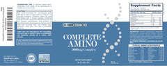 StarPass Labs Complete Amino bottle label shows ingredients for informed supplementation