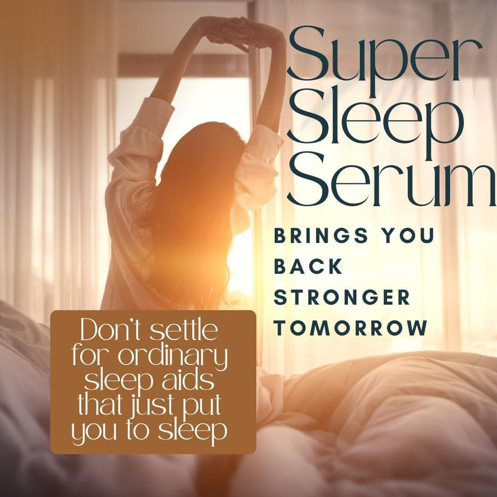 Travel-ready Start Fuel Co. Sleep Serum travel pack for night routine.