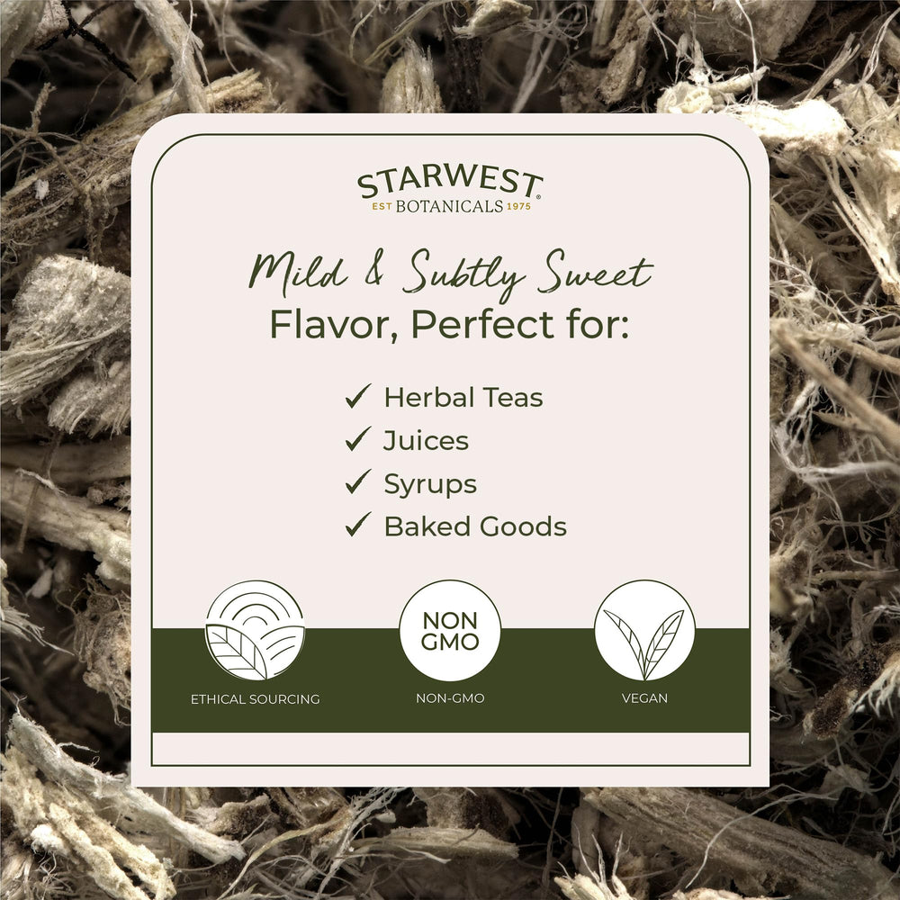 Starwest Marshmallow Root loose tea collection for home infusions.