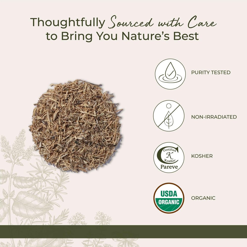 Starwest Botanicals nettle root cut and sifted for convenient cooking.