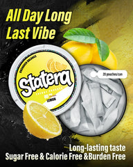 Statera Energy Pouches Lemon in pocket demonstrating discreet energy on the go.