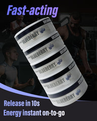 Statera Energy Pouches in use during morning workout for focus.