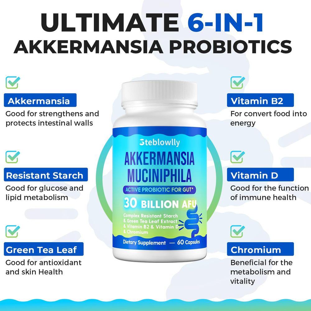 Steblowlly chromium ingredient included to complement the probiotic blend