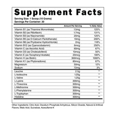 Steel Supplements Bohemian Bliss scoop beside shaker, easy daily amino acid fueling