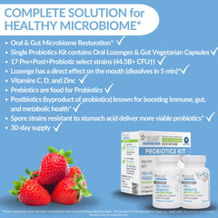 StellaLife probiotic gut capsules shown for convenient daily digestive support.