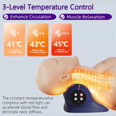 Stellamist neck traction vertical mode supports gentle elevation and posture alignment during sessions.