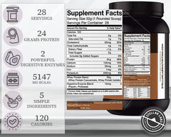 Stellar Labs whey protein scoop in tub for easy shakes and recipes.