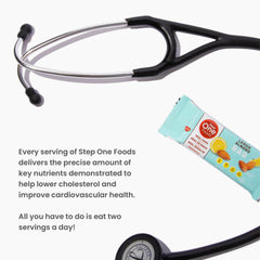 Step One Lemon Almond Bar vegan gluten-free closeup highlights dietary options.