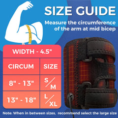 sticro arm heat control with LED display enables customizable warmth
