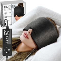 Sticro Extra Large Sinus Relief Mask with full-coverage heat on the face for soothing warmth