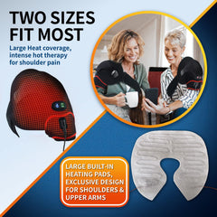Sticro Left Shoulder Brace Fit demonstrates snug support during activity