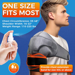Sticro one-size-fits-most design with adjustable strap for a secure fit.