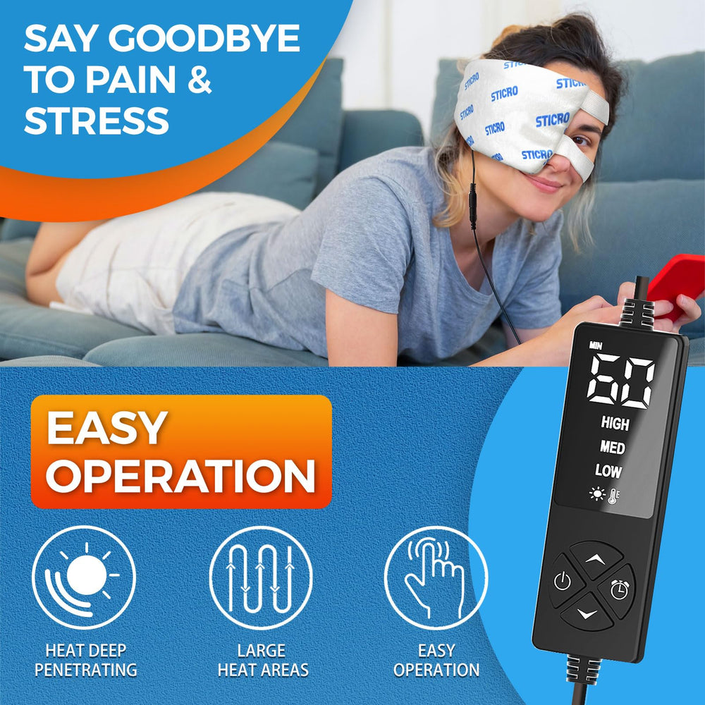 sticro stye eye warm compress 12v adapter and long cord