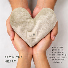 Stillnus weighted heart eye pillow gift-ready self-care option.