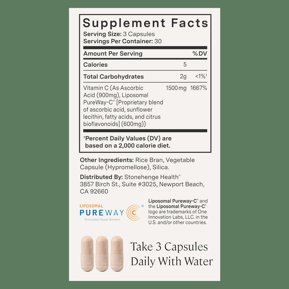 Stonehenge Health USA-made CGMP facility badge signals quality control