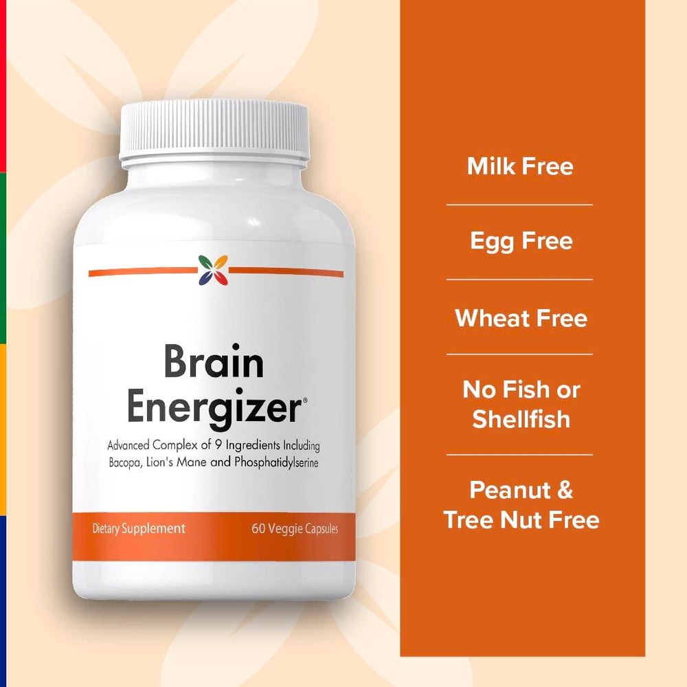 Daily dosage image demonstrates two veggie capsules per serving.