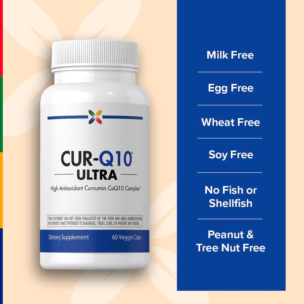 Packaging and pills on a clean surface featuring Stop Aging Now CoQ10