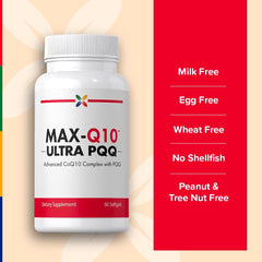 CoQ10 softgels with PQQ on shelf suitable for daily wellness routine.