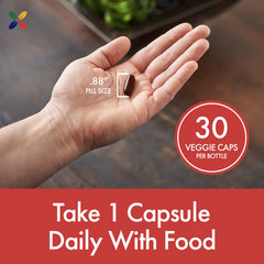 Stop Aging Now Max Q10 box on shelf for convenient daily supplement
