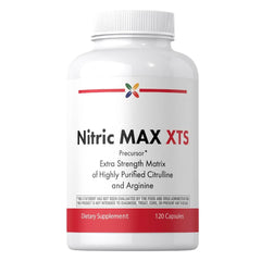 Stop Aging Now Nitric Oxide bottle front, potential boost for daily workouts.