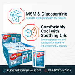 Stopain rapid-penetrating menthol provides instant soothing relief.