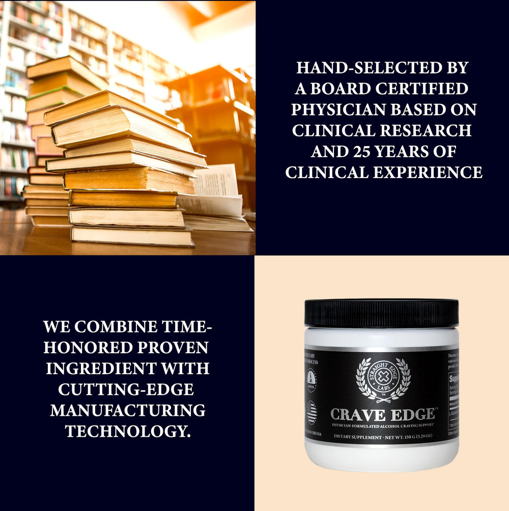 Compact Crave Edge packaging ideal for travel.