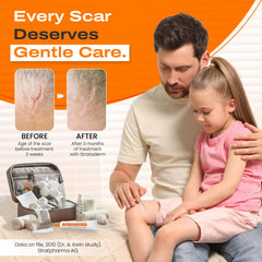 Strataderm reduces redness and discoloration for improved scar appearance