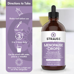 Spearmint-flavored Menopause Drops offering a refreshing flavor boost