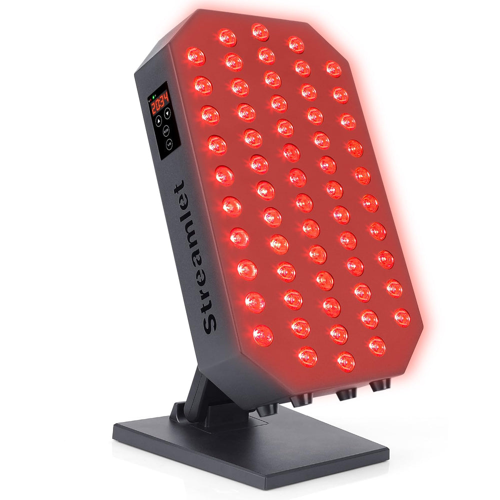 Streamlet red light panel front view for at‑home therapy.