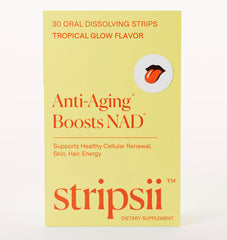 Stripsii bottle and strip pour showcase effortless, on-the-go beauty support.