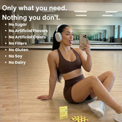 Stripsii non-GMO sugar-free label underscores clean, dietary-friendly supplement.