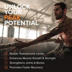 STRIVLABS Peak Potential at the gym during an intense lift