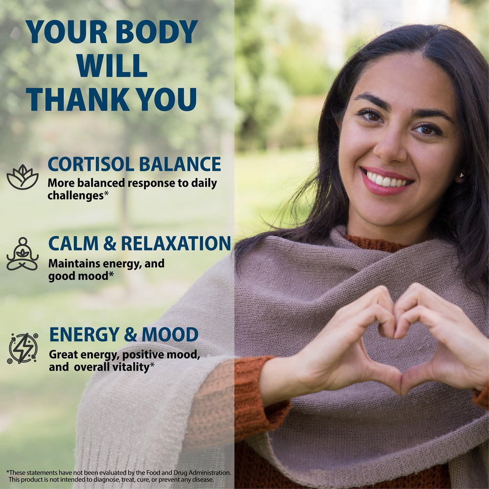 StrongVit ashwagandha capsules emphasizing natural adaptogens for calmer evenings.