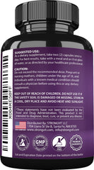 StrongVit blend of green tea, blueberry, and pomegranate extracts in a vibrant mix